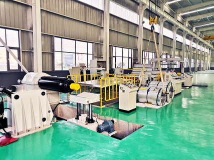 CAZJ-1250B-10T 隔套式10吨纵剪线